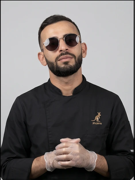 Il pizzaiolo della Pizzeria Canguro Nero